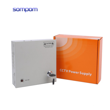 SOMPOM 12V 5A 4CH High Quality CCTV Power Supply 60w fswitching power supply